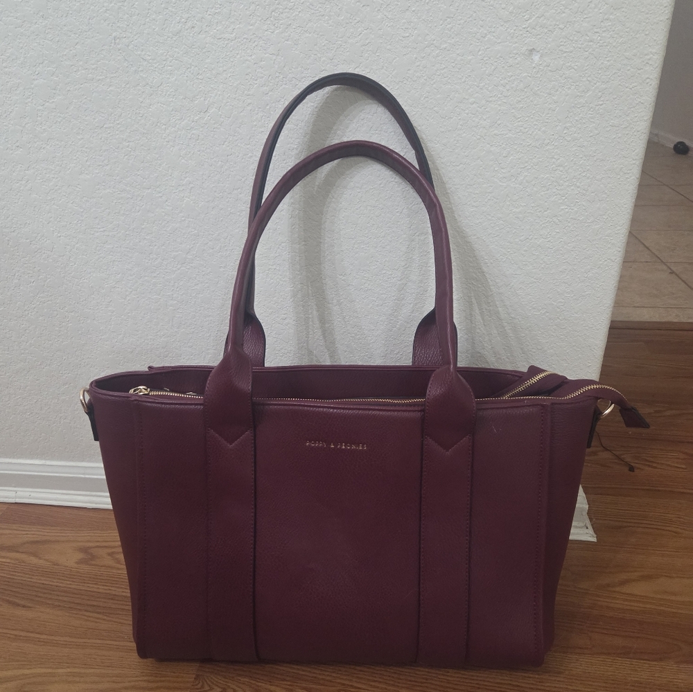 Poppy And Peonies Multitasker Tote